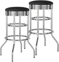 TRINITY Heavy Duty 30-Inch Backless Swivel Bar Stool by TRINITY