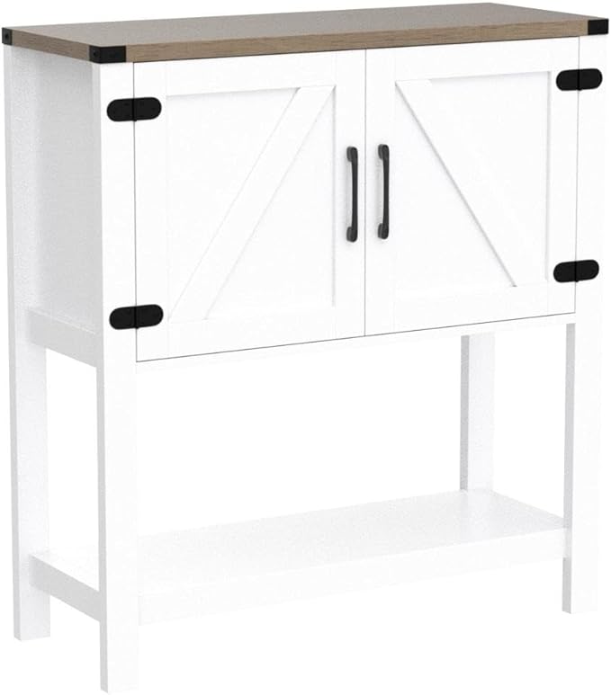 Console Table Coffee Bar Cabinet Sofa Table, 31.5 L x 13.8 D x 34.65 H - Image 4