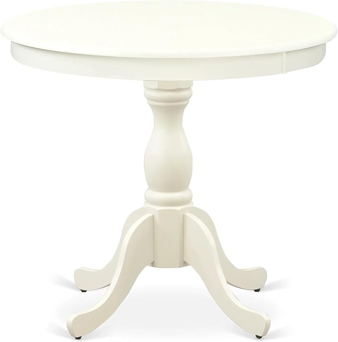 East West Furniture AMGR3-LWH-W 3 Piece Dinette Set - Image 6