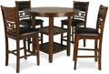New Classic Furniture Gia 5-Piece Round Counter Height Set by NewClassicFurniture