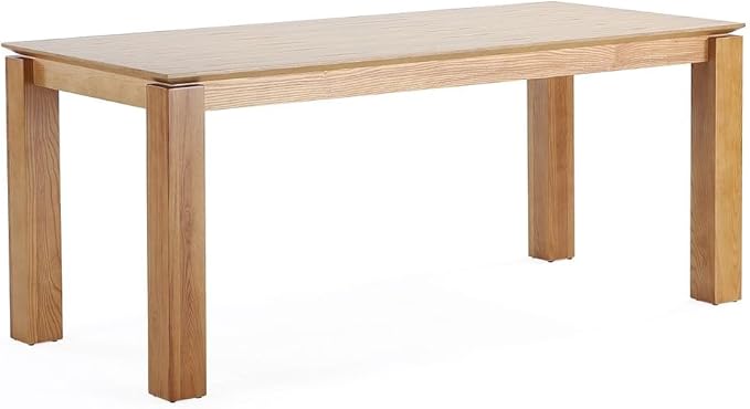 Manhattan Comfort Rockaway 70.86" Modern Solid Wood Dining Table - Image 6