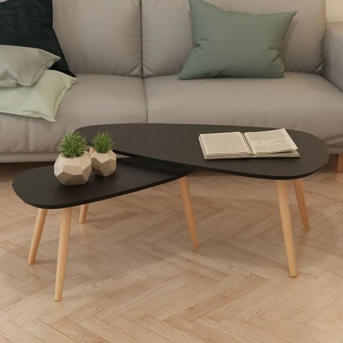vidaXL Nesting Coffee Table 2 pcs, Side Tables - Image 8