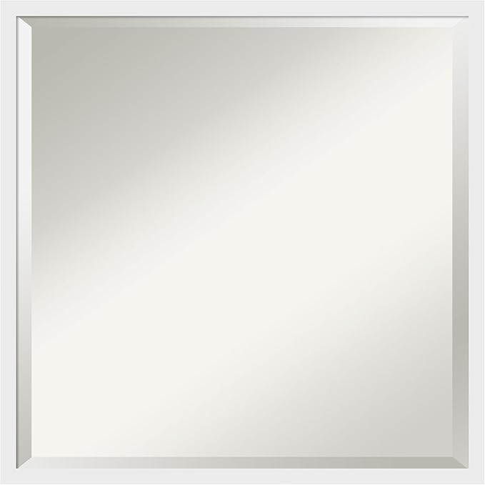 Amanti Art White Bathroom Mirror by AmantiArt