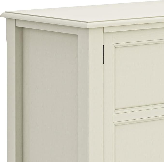 SIMPLIHOME Burlington SOLID WOOD 72 Inch Wide Transitional TV Media Stand in - Image 7