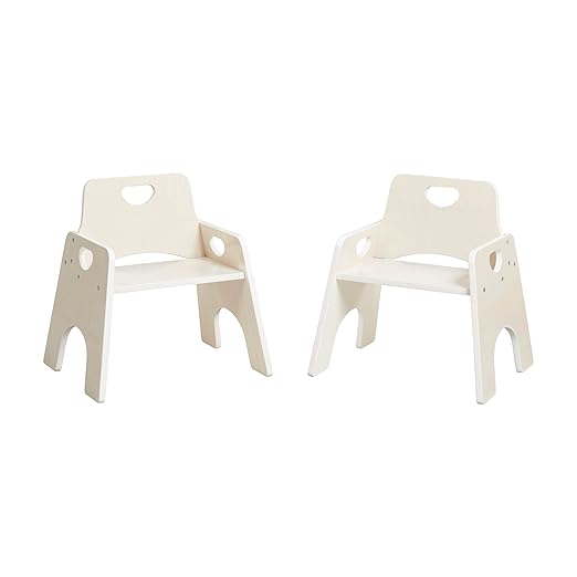 ECR4Kids Stackable Wooden Toddler Chair, Kids Furniture by ECR4Kids