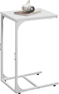 WLIVE C Shaped End Table, Small Couch Side Tables by WLIVE
