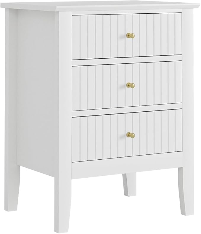 Fluted Nightstand, Farmhouse Night Stand - Image 9