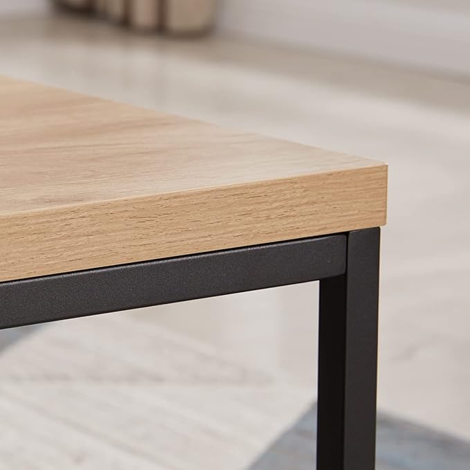 CENSI 18-Inch Natural Oak Accent End Table/Side Table - Image 6