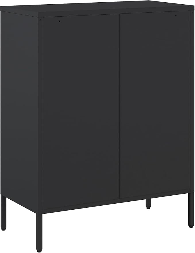 Manhattan Comfort Naomi Modern Metal Accent Cabinet, Minimalist Storage Cabinet - Image 9