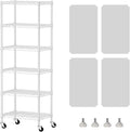 SINGAYE 6 Shelves Storage Shelf Wire Closet Bathroom Organizers Metal Pantry by SINGAYE