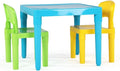Humble Crew Kids Table and 2 Chair Set, Aqua Table by HumbleCrew