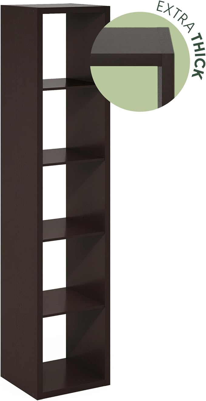 Furinno Cubicle Open Back Decorative Verticle Cube Storage Organizer - Image 6