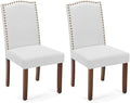 Kitchen Chairs Set of 2 Modern Upholstered Fabric Seat by Unknown