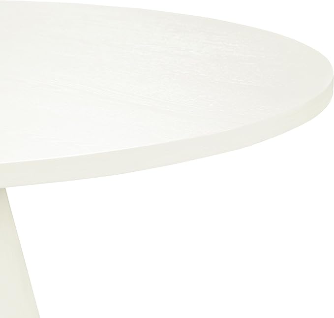 ERYE Contemporary Wooden Round Dining Table, More Decorative Rubber Wood - Image 5