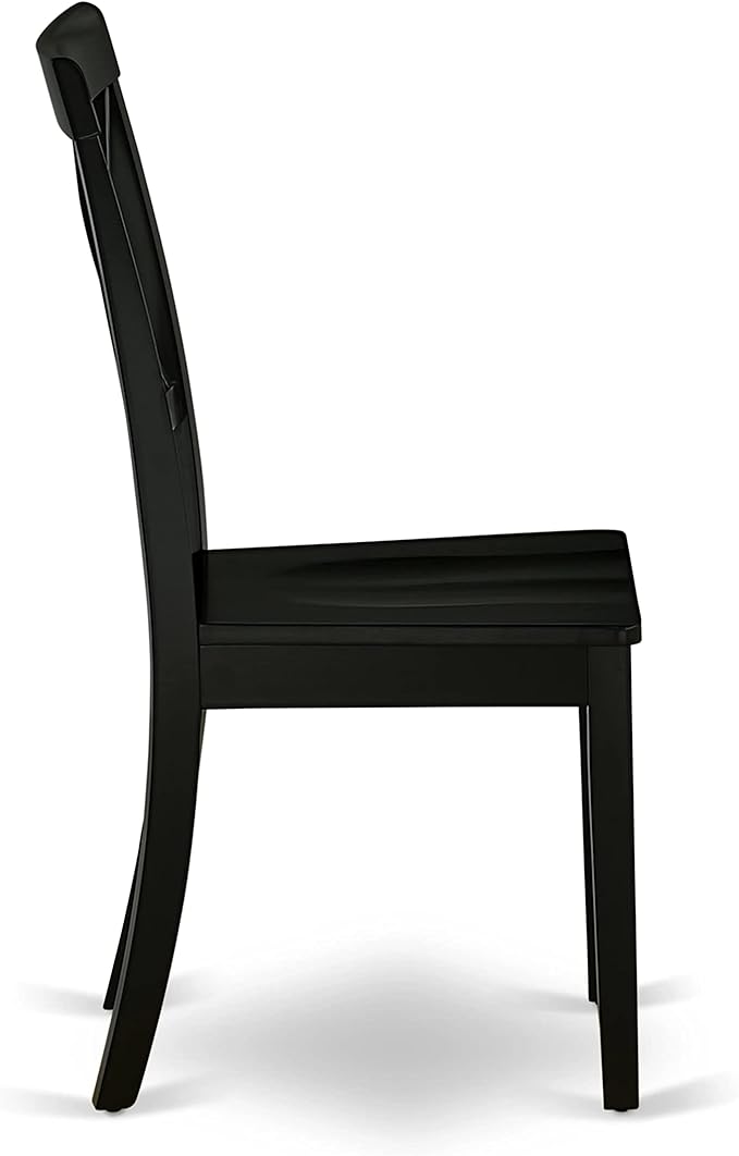 East West Furniture ESBO3-BCH-W 3 Piece Kitchen Table & Chairs Set Contains a - Image 7