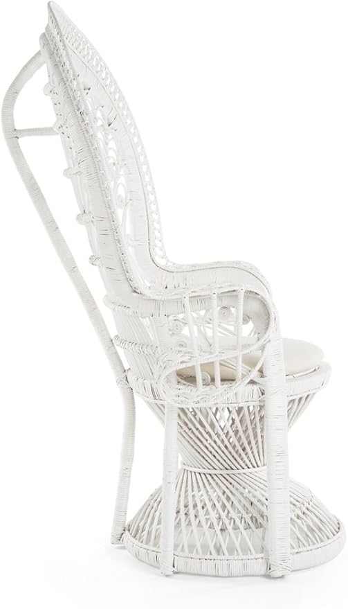 KOUBOO Peacock Grand Peacock Chair, Rattan Chair, Accent Chair - Image 4