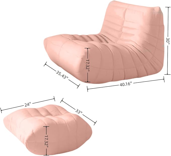 Bean Bag Chair - Memory Foam Bean Bag Chair - Image 3