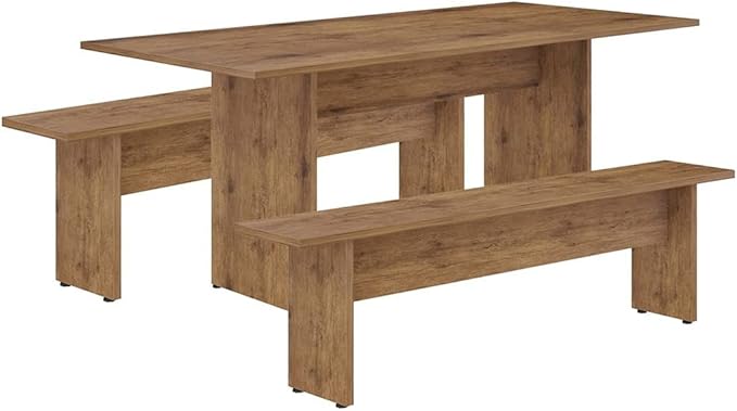 Manhattan Comfort Nomad 3 Piece Dining Set by ManhattanComfort