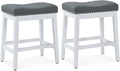 Athena Collection Bar Stools Set of 2, 25 Inches Counter Height Bar Stools by AthenaCollectionFurniture