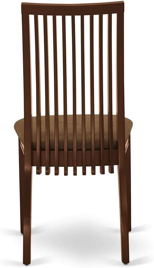 East West Furniture HBIP5-MAH-C 5 Piece Dinette Set - Image 10