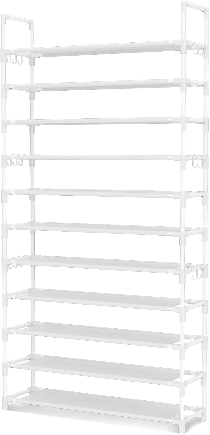 11 Tiers Tall Shoe Rack Holds 55 Pairs of Shoes - Image 8