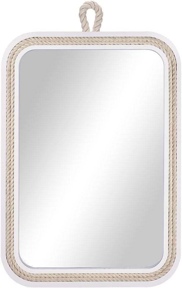 Nautical Rope Mirror Rectangular Hanging Mirrors - Image 8