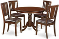 East West Furniture HLDU5-MAH-LC 5 Piece Kitchen Table Set by EastWestFurniture