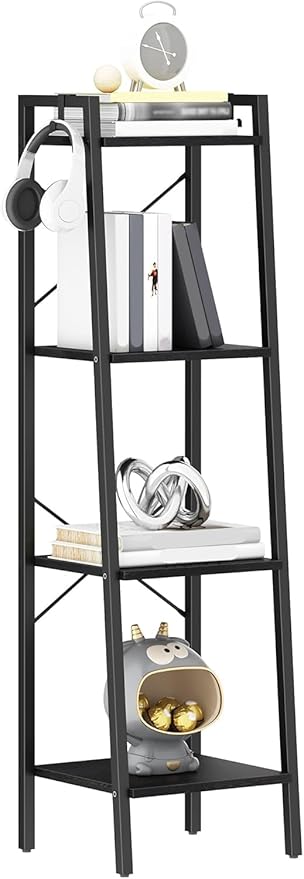 Ladder Shelf, Bookshelf Bookcase, Freestanding Corner Storage Shelve - Image 9