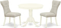 East West Furniture ANGA3-LWH-35 3 Piece Dining Room Furniture Set Contains a by EastWestFurniture
