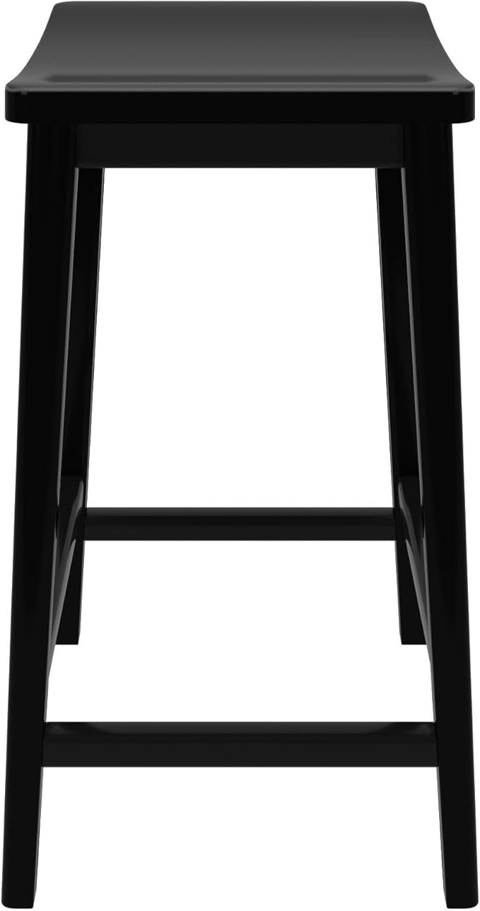 Plank+Beam Smythe Counter Stool, Sturdy Wood Modern Kitchen Counter Height Stool - Image 4