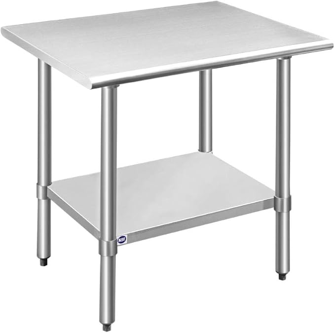 ROCKPOINT Stainless Steel Table by ROCKPOINT