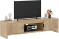 FATORRI TV Stand for TVs up to 75/65/55 Inch, Wood Entertainment Center by FATORRI