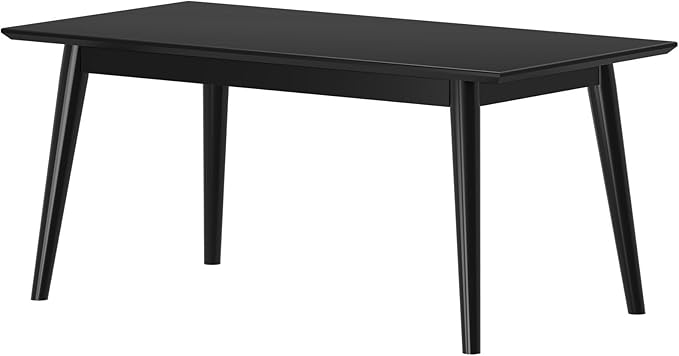 Plank+Beam 40 Inch Mid Century Modern Coffee Table, Wood Coffee Tables - Image 4