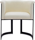 Manhattan Comfort Corso Faux Leather Upholstered Dining Chair, Barrel-Style by ManhattanComfort