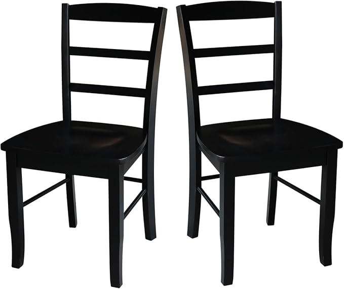 International Concepts Pair of Madrid LadderBack Chairs by InternationalConcepts