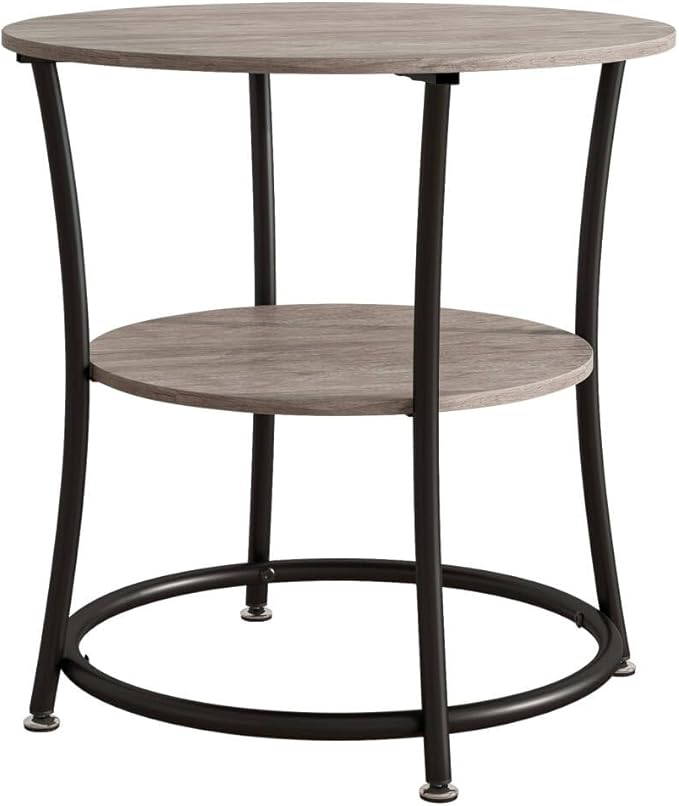 BOFENG Round Coffee Table Side Table, Round End Table - Image 8