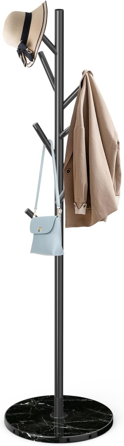 EZIVIEZ Modern Coat Rack Stand, Metal Freestanding Coat Rack by EZIVIEZCoatRackFreestanding