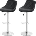 FDW Bar Stools Set of 2 Bar Stools Swivel Stool Height Adjustable Bar Chairs by FDW