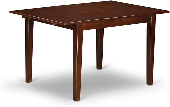 East West Furniture NOML5-MAH-W 5 Piece Dining Set Includes a Rectangle Dining - Image 4
