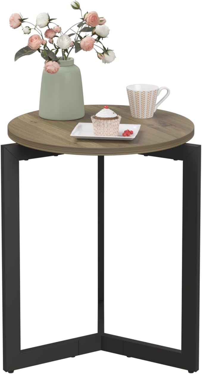 Round Dining Table, 15.75" Small Dinner Table - Image 5
