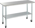 ROCKPOINT Stainless Steel Table by ROCKPOINT