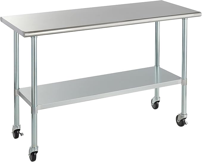 ROCKPOINT Stainless Steel Table by ROCKPOINT