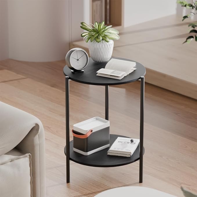 Side Table, Round End Table - Image 7