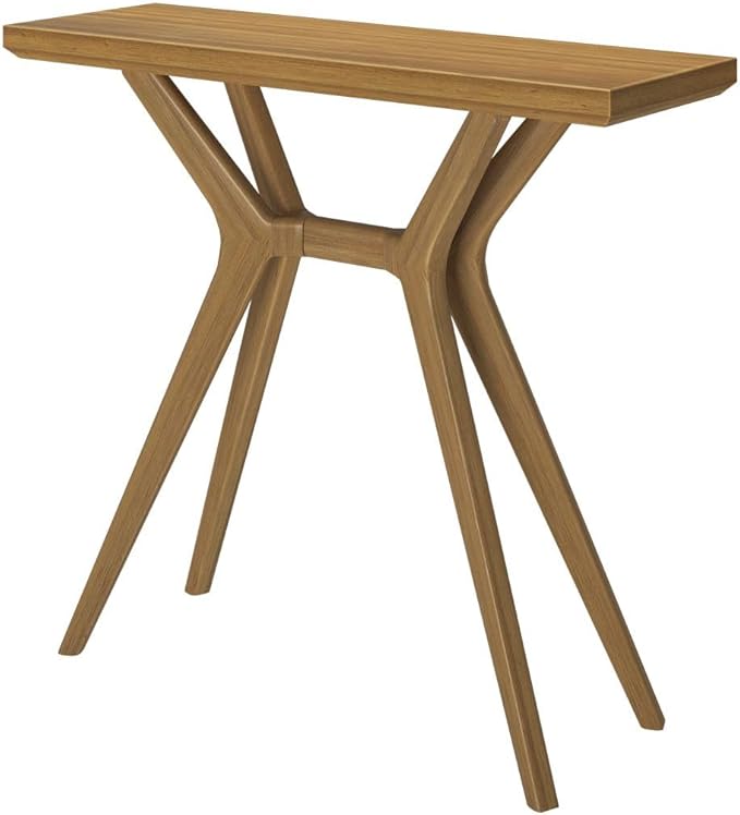 Plank+Beam Verso Console Table, 36 Inch Solid Wood Modern Sofa Table, Narrow - Image 4