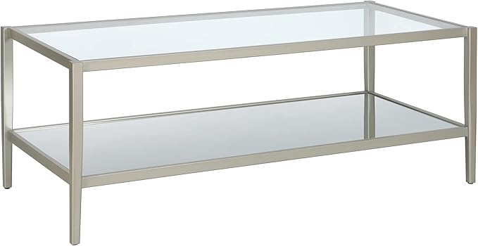 Henn&Hart 45" Wide Rectangular Coffee Table by HennHart