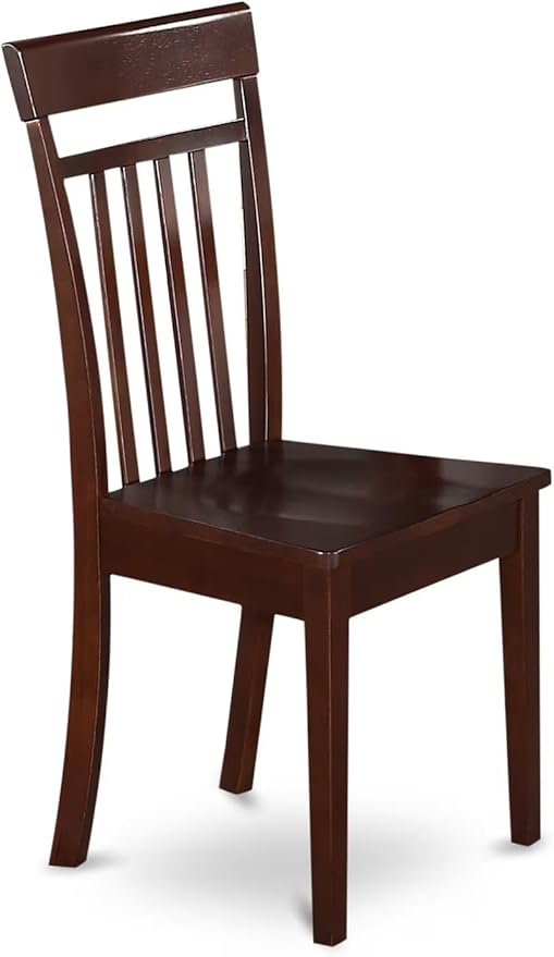 East West Furniture DOCA5-MAH-W 5 Piece Dining Room Table Set Includes a - Image 4