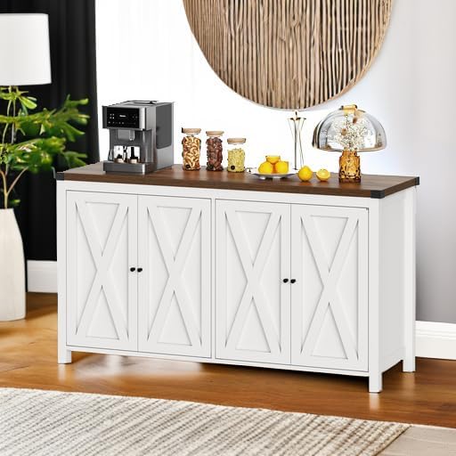 YITAHOME Farmhouse Sideboard Buffet Cabinet - Image 5