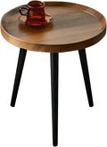 Jessie Small Round Coffee Tables, Easy Assembly Circle Walnut Coffee Tables by jessie