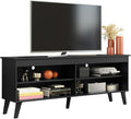 Madesa TV Stand Unit with 4 Shelves and Cable Management by Madesa