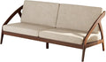 73.4" Solid Wood Upholstered Sofa, Comfortable Seat Cushion, Removable Cover by Lartis